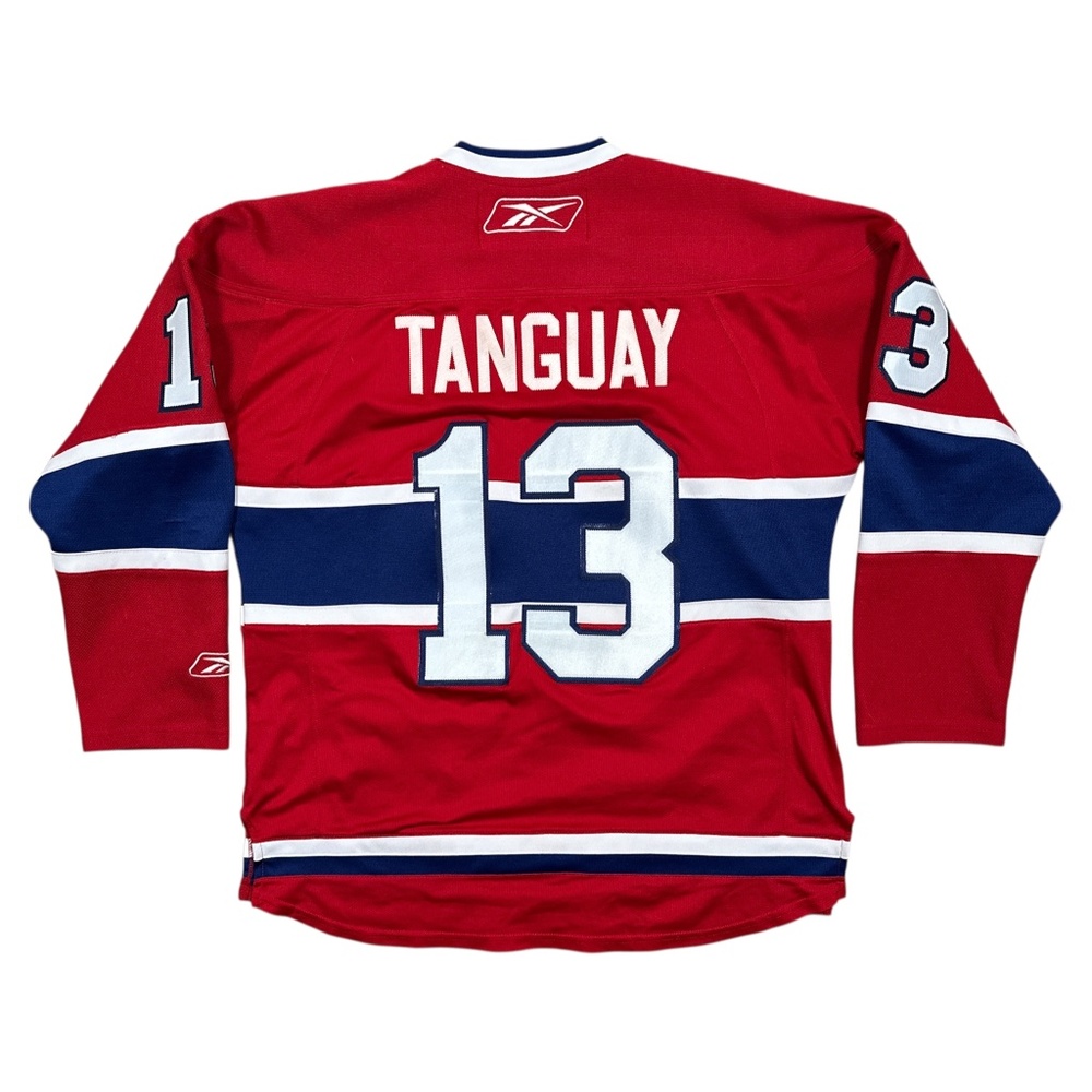 Vintage Y2K Reebok Montreal Canadiens Alex Tanguay 2008 Red Jersey Mens Medium